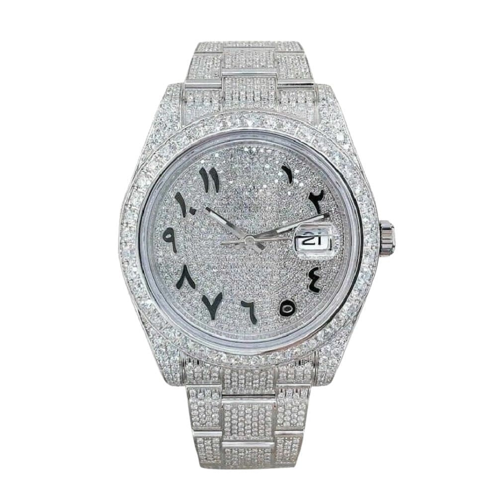 Datejust 126300 “Iced Out Arabic Dial”